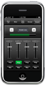 iPhone default skin (Sampler page)