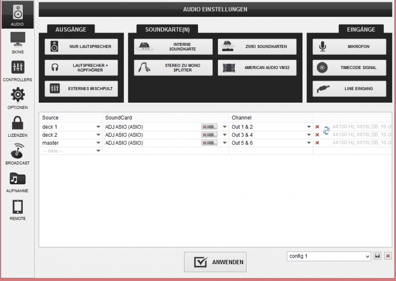 VirtualDJ Fragen Zum VMS Mapping Soundkarte